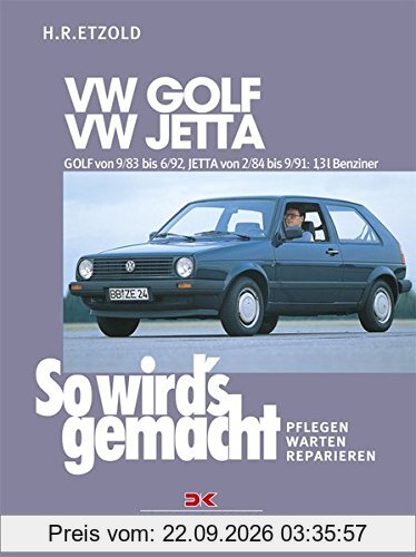 So wird's gemacht, Bd.43, VW Golf von 9/83 bis 6/92, VW Jetta von 2/84 bis 9/91.
