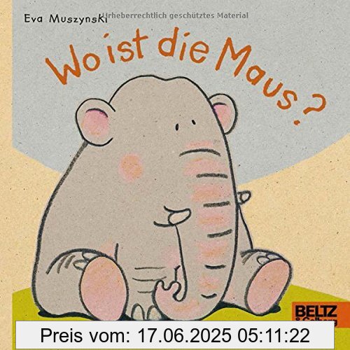 Binding : Pappbilderbuch, Edition : Originalausgabe, Label : Beltz & Gelberg, Publisher : Beltz & Gelberg, medium : Sonstige Einbände, numberOfPages : 26, publicationDate : 2017-07-17, authors : Eva Muszynski, languages : german, ISBN : 3407823037