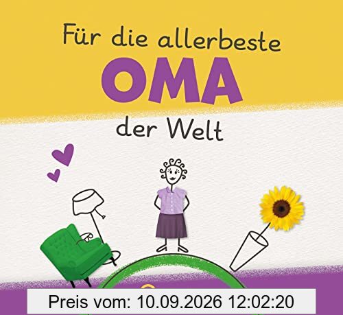 Für die allerbeste Oma der Welt (Originelles Ausfüllbuch für Kinder: Ein tolles Geschenkbuch für die allerbeste Oma von Enkelin oder Enkel)