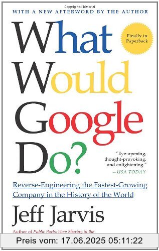 Binding : Taschenbuch, Edition : Reprint, Label : HarperBusiness, Publisher : HarperBusiness, medium : Taschenbuch, numberOfPages : 288, publicationDate : 2011-09-20, releaseDate : 2011-09-20, authors : Jeff Jarvis, languages : english, ISBN : 0061709697