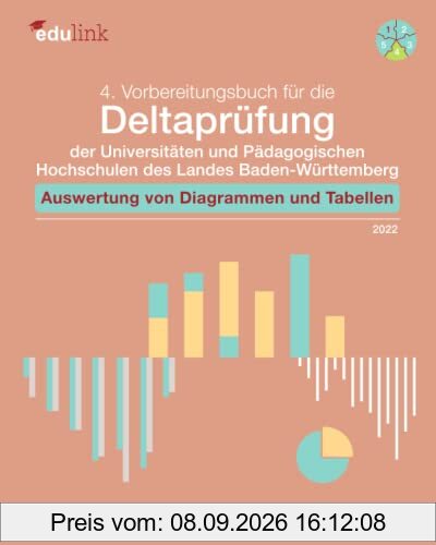 4. Vorbereitungsbuch für die Deltaprüfung der Universitäten und Pädagogischen Hochschulen des Landes Baden-Württemberg: Auswertung von Diagrammen und ... des Landes Baden-Württemberg 2022, Band 4)