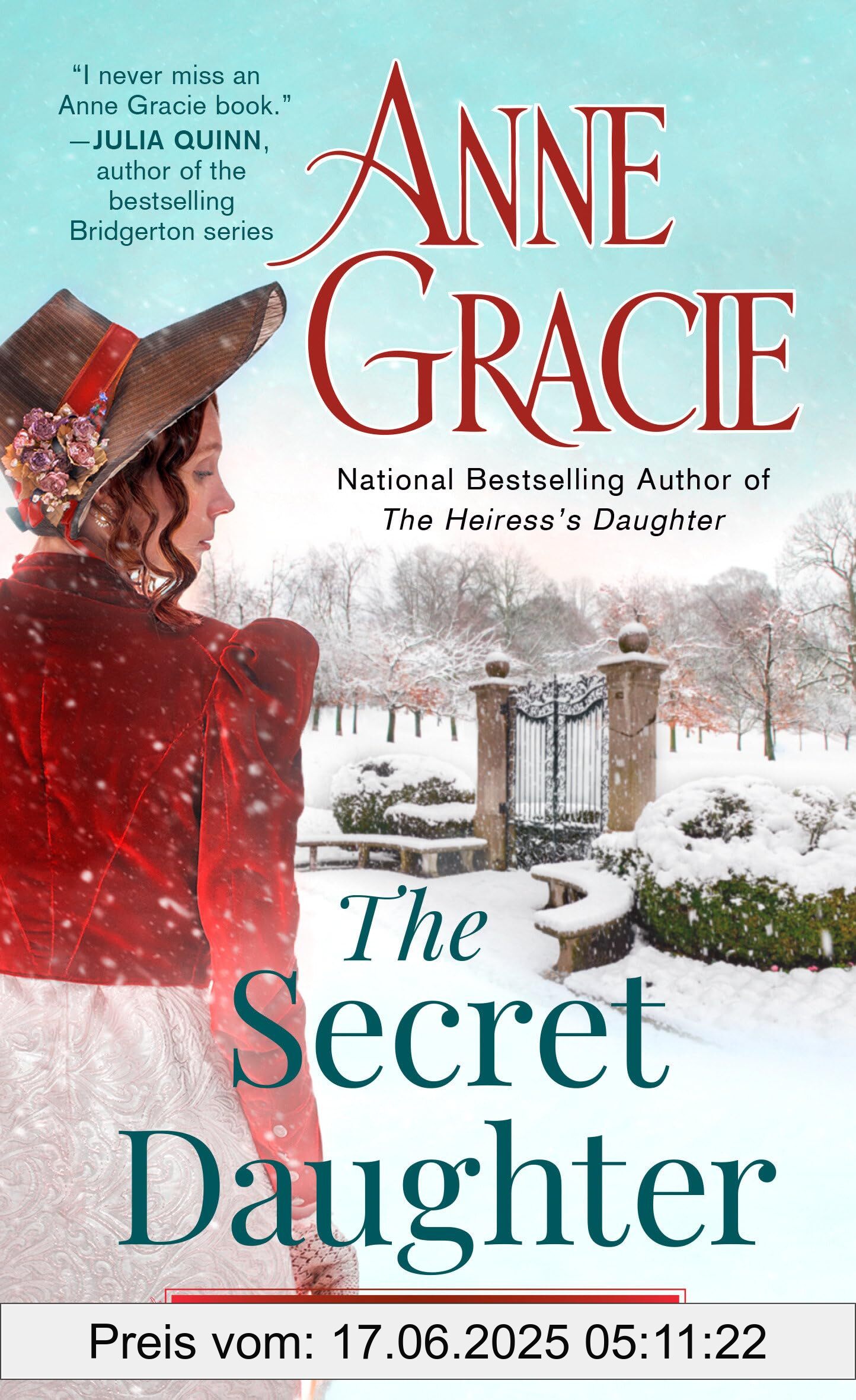 Binding : mass_market, Label : The Secret Daughter (The Brides of Bellaire Gardens, Band 4), medium : mass_market, numberOfPages : 352, publicationDate : 2024-12-24, releaseDate : 2024-12-24, languages : english, ISBN : 0593549708