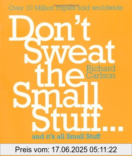Binding : Taschenbuch, Label : Hodder & Stoughton, Publisher : Hodder & Stoughton, NumberOfItems : 1, medium : Taschenbuch, numberOfPages : 272, publicationDate : 1998-02-05, authors : Richard Carlson, languages : english, ISBN : 0340708018