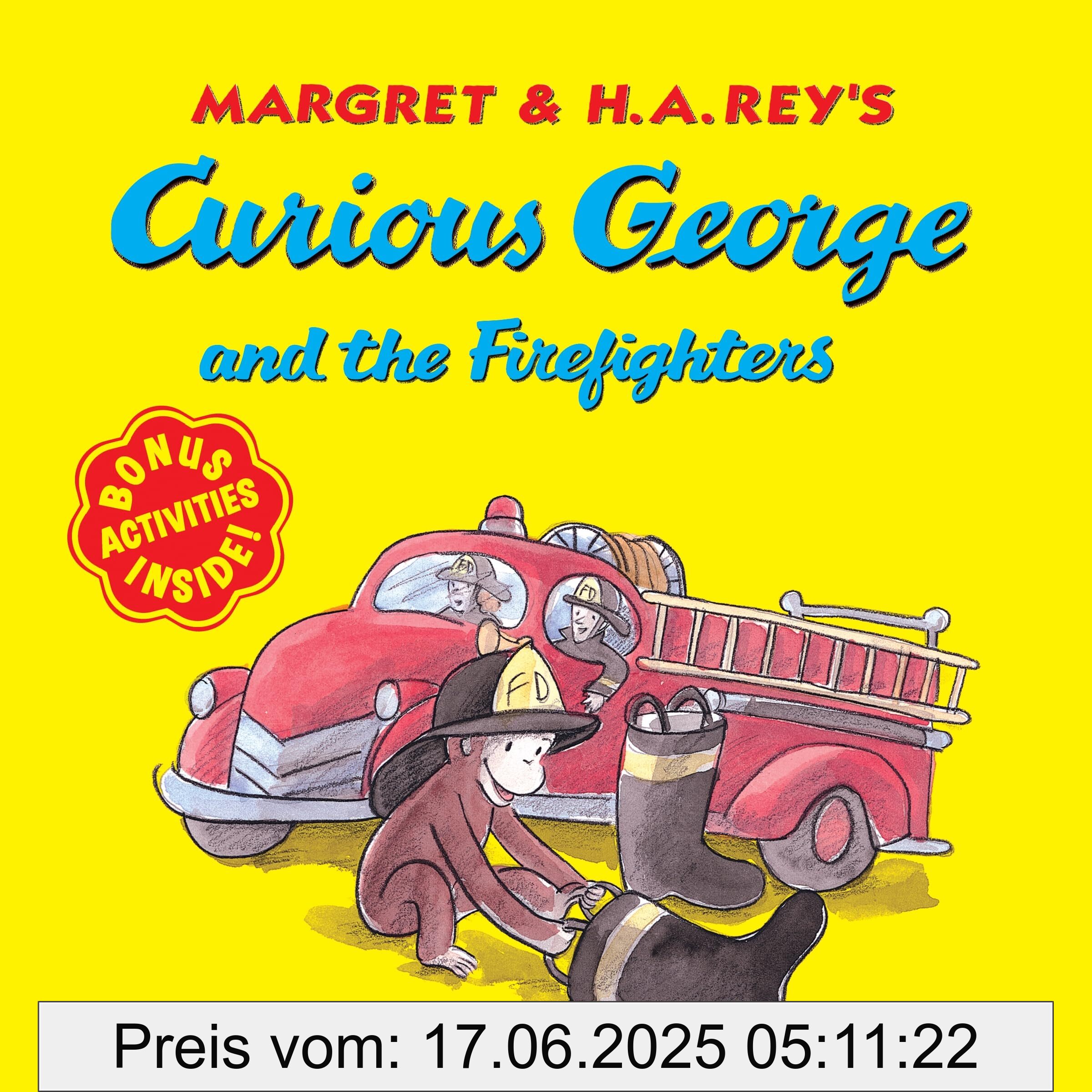 Brand : Clarion, Binding : paperback, Edition : Reprint, Label : Curious George and the Firefighters (with bonus stickers and audio), PackageQuantity : 1, Format : picture_book, medium : paperback, numberOfPages : 24, publicationDate : 2019-09-24, releaseDate : 2019-09-24, languages : english, ISBN : 0358168775