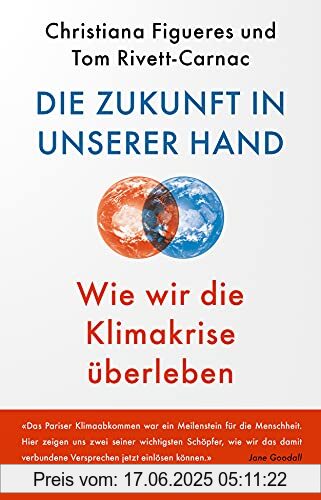 Binding : Gebundene Ausgabe, Edition : 1, Label : C.H.Beck, Publisher : C.H.Beck, medium : Gebundene Ausgabe, numberOfPages : 216, publicationDate : 2021-09-16, releaseDate : 2021-09-16, authors : Christina Figueres, Tom Rivett-Carnac, translators : Henning Dedekind, ISBN : 3406775608