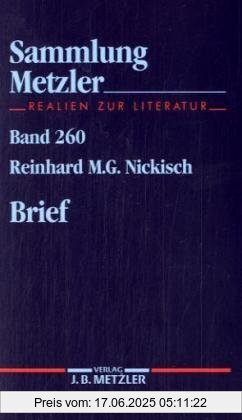 Binding : Broschiert, Label : Metzler, Publisher : Metzler, medium : Broschiert, numberOfPages : 259, publicationDate : 1991-04-08, authors : Nickisch, Reinhard M. G., languages : german, ISBN : 3476102602