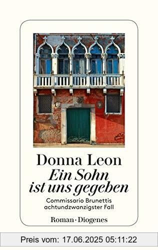 Binding : Gebundene Ausgabe, Edition : 1, Label : Diogenes, Publisher : Diogenes, medium : Gebundene Ausgabe, numberOfPages : 320, publicationDate : 2019-05-22, releaseDate : 2019-05-22, authors : Donna Leon, translators : Werner Schmitz, ISBN : 3257070608