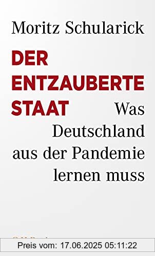 Binding : Taschenbuch, Edition : 1, Label : C.H.Beck, Publisher : C.H.Beck, medium : Taschenbuch, numberOfPages : 140, publicationDate : 2021-07-15, releaseDate : 2021-07-15, authors : Moritz Schularick, ISBN : 3406777821