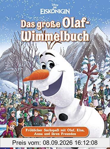 Disney: Das große Olaf-Wimmelbuch: Fröhlicher Suchspaß mit Olaf, Elsa, Anna und ihren Freunden (Disney Eiskönigin)