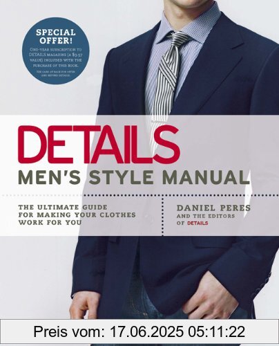 Binding : Taschenbuch, Label : Gotham, Publisher : Gotham, NumberOfItems : 1, PackageQuantity : 1, medium : Taschenbuch, numberOfPages : 272, publicationDate : 2007-10-18, releaseDate : 2007-10-18, authors : Daniel Peres, the editors of Details magazine, languages : english, ISBN : 159240328X