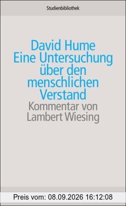 Eine Untersuchung über den menschlichen Verstand: Mit Ergänzungen aus dem Traktat über die menschliche Natur (suhrkamp studienbibliothek)