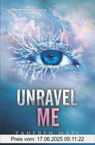 Binding : Gebundene Ausgabe, Label : HarperCollins, Publisher : HarperCollins, NumberOfItems : 1, PackageQuantity : 1, Format : Rauer Buchschnitt, medium : Gebundene Ausgabe, numberOfPages : 480, publicationDate : 2013-02-05, releaseDate : 2013-02-05, authors : Tahereh Mafi, languages : english, ISBN : 0062085530