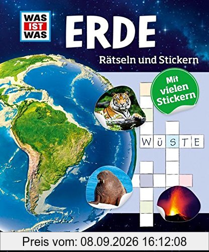 Rätseln und Stickern: Erde (WAS IST WAS - Rätselhefte)
