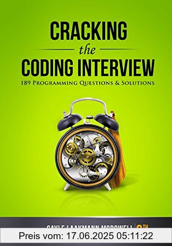 Binding : Taschenbuch, Edition : 6th, Label : CareerCup, Publisher : CareerCup, PackageQuantity : 1, medium : Taschenbuch, numberOfPages : 706, publicationDate : 2015-07-01, releaseDate : 2015-07-01, authors : McDowell, Gayle Laakmann, languages : english, ISBN : 0984782850