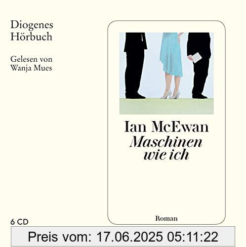 Brand : Diogenes, Binding : Audio CD, Edition : Unabridged, Label : Diogenes, Publisher : Diogenes, NumberOfItems : 6, Format : Hörbuch, medium : Audio CD, publicationDate : 2019-06-26, releaseDate : 2019-06-26, runningTime : 458 minutes, authors : Ian McEwan, translators : Bernhard Robben, narrators : Wanja Mues, ISBN : 3257804059
