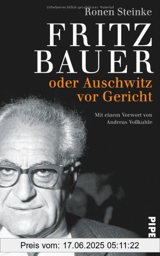 Binding : Gebundene Ausgabe, Label : Piper, Publisher : Piper, medium : Gebundene Ausgabe, numberOfPages : 352, publicationDate : 2013-10-01, authors : Ronen Steinke, languages : german, ISBN : 3492055907