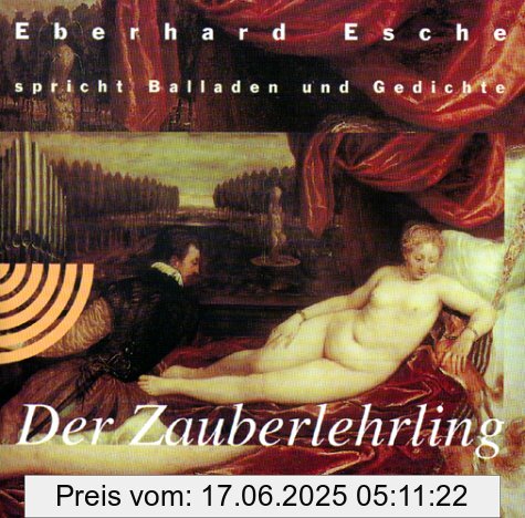 Binding : Audio CD, Edition : 3, Label : Eulenspiegel, Publisher : Eulenspiegel, Format : Audiobook, medium : Audio CD, publicationDate : 2001-03-01, authors : Eberhard Esche, Goethe, Johann W von, Schiller, Friedrich von, Heinrich Heine, languages : german, ISBN : 3359010442
