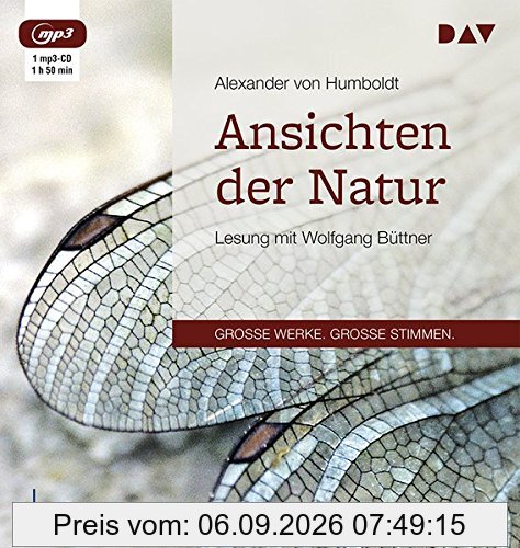 Ansichten der Natur: Lesung mit Wolfgang Büttner (1 mp3-CD)