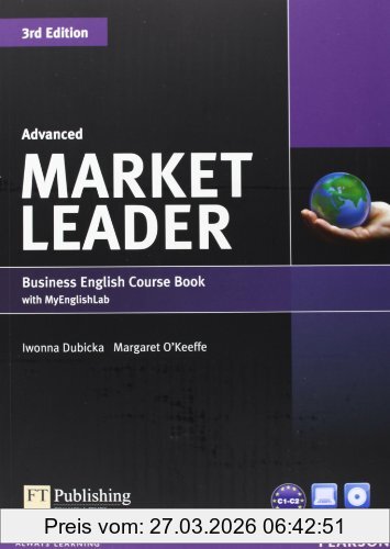 David Cotton Market Leader Advanced Coursebook (with Dvd-Rom Incl. Class Audio) & MyLab