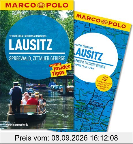 MARCO POLO Reiseführer Lausitz, Spreewald, Zittauer Gebirge: Reisen mit Insider Tipps. Mit Extra Faltkarte & Reiseatlas.: Spreewald, Zittauer Gebirge / Mit Extra Faltkarte & Reiseatlas