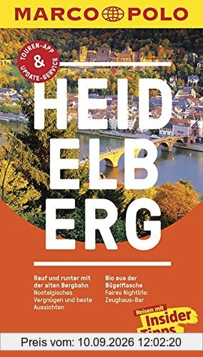 MARCO POLO Reiseführer Heidelberg: Reisen mit Insider-Tipps. Inklusive kostenloser Touren-App & Update-Service