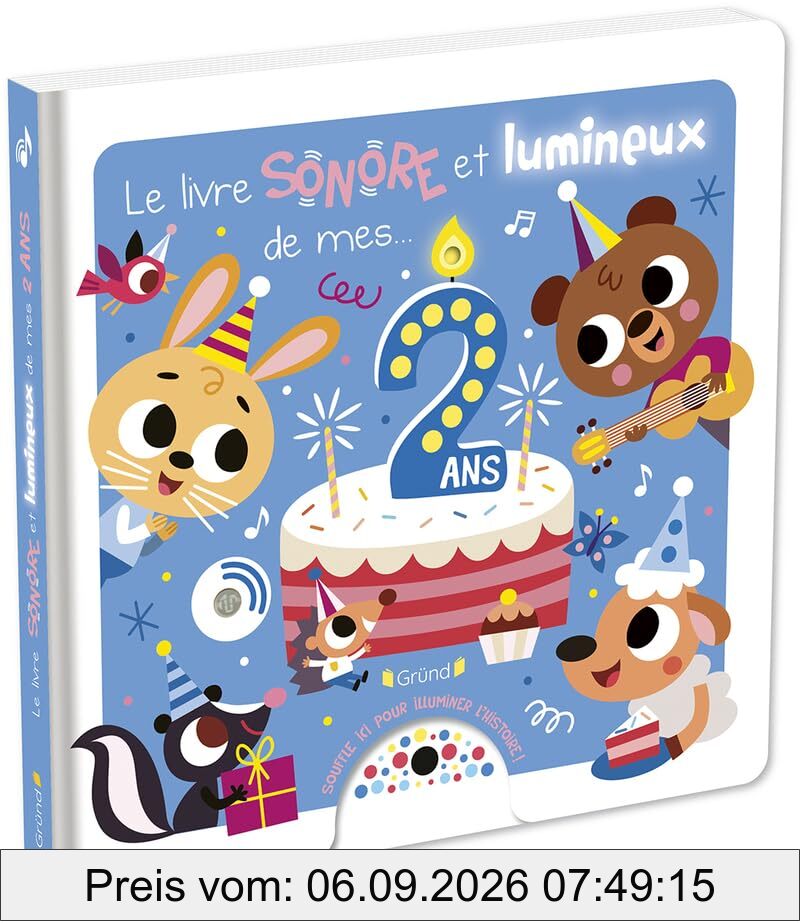 Le livre sonore et lumineux de mes 2 ans