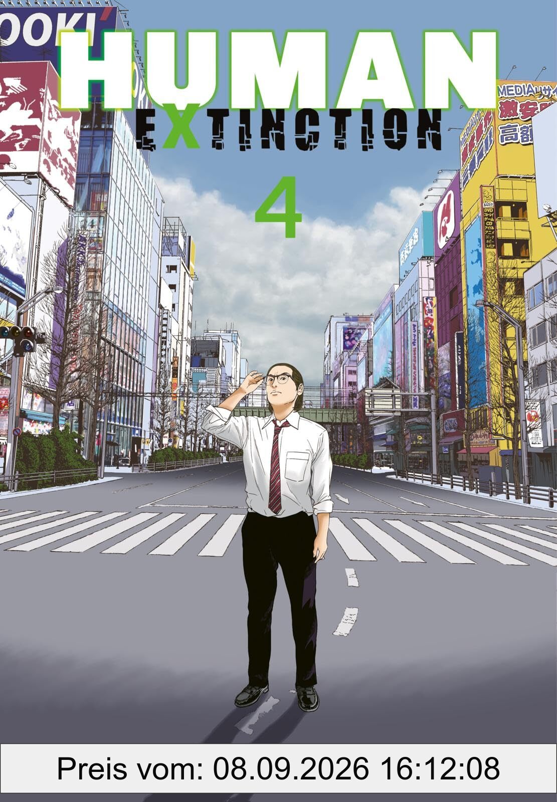 Human Extinction 4: Dystopischer Manga-Thriller über vier Jugendliche und die Herausforderungen in einer verlassenen Welt