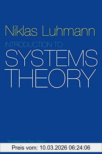 Niklas Luhmann Introduction To Systems Theory