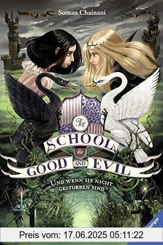 Binding : Gebundene Ausgabe, Edition : 1, Label : Ravensburger Buchverlag, Publisher : Ravensburger Buchverlag, medium : Gebundene Ausgabe, numberOfPages : 640, publicationDate : 2017-02-19, authors : Soman Chainani, translators : Ilse Rothfuss, languages : german, ISBN : 3473401455