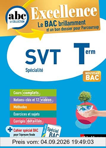 SVT terminale : spécialité : nouveau bac