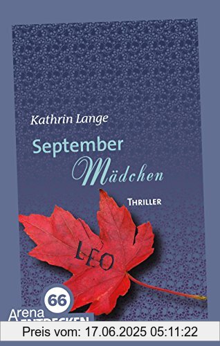 Binding : Broschiert, Label : Arena, Publisher : Arena, medium : Broschiert, numberOfPages : 272, publicationDate : 2015-04-30, authors : Kathrin Lange, languages : german, ISBN : 3401507370