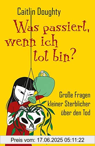 Binding : Gebundene Ausgabe, Edition : 1, Label : C.H.Beck, Publisher : C.H.Beck, medium : Gebundene Ausgabe, numberOfPages : 239, publicationDate : 2020-08-27, releaseDate : 2020-08-27, authors : Caitlin Doughty, translators : Heide Horn, Rita Seuß, ISBN : 3406757170