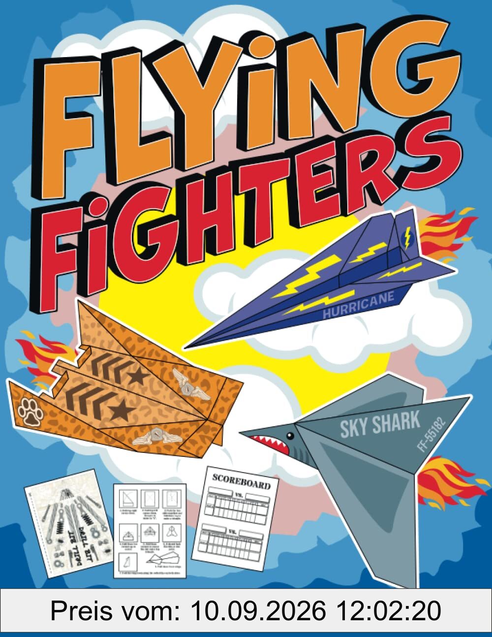 Flying Fighters: Paper Airplane Book For Kids (Flying Fighters Paper Airplane Series, Band 1)