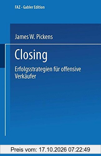 Closing (FAZ - Gabler Edition)