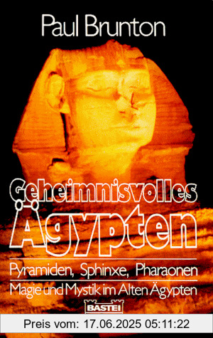 Binding : Taschenbuch, Label : Bastei Lübbe, Publisher : Bastei Lübbe, medium : Taschenbuch, publicationDate : 1979-01-01, authors : Paul Brunton, languages : german, ISBN : 3404630408