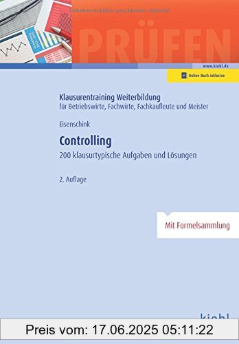 Binding : Taschenbuch, Edition : 2., Auflage., Label : Kiehl Friedrich Verlag G, Publisher : Kiehl Friedrich Verlag G, medium : Taschenbuch, numberOfPages : 248, publicationDate : 2017-07-01, authors : Christian Eisenschink, languages : german, ISBN : 3470645728