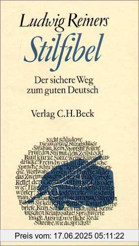 Binding : Gebundene Ausgabe, Edition : 3., 134.-136. Tausend, Label : C.H.Beck, Publisher : C.H.Beck, medium : Gebundene Ausgabe, numberOfPages : 239, publicationDate : 2001-04-20, authors : Ludwig Reiners, languages : german, ISBN : 3406345794