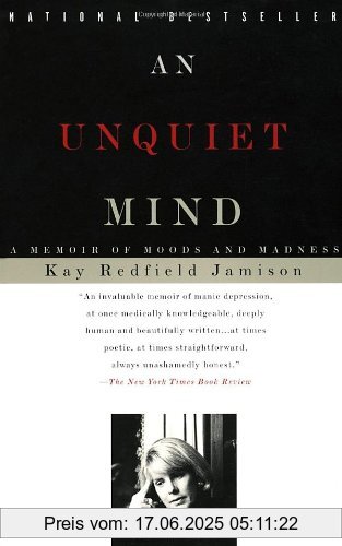 Binding : Taschenbuch, Edition : Reissue., Label : Vintage, Publisher : Vintage, NumberOfItems : 1, PackageQuantity : 1, medium : Taschenbuch, numberOfPages : 240, publicationDate : 1997-01-14, releaseDate : 1997-01-14, authors : Jamison, Kay Redfield, languages : english, ISBN : 0679763309