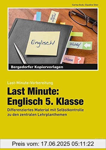 Binding : Nicht gebunden, Edition : 1, Label : Persen Verlag in der AAP Lehrerfachverlage GmbH, Publisher : Persen Verlag in der AAP Lehrerfachverlage GmbH, medium : Sonstige Einbände, numberOfPages : 73, publicationDate : 2016-12-01, authors : Tim Heidemann, Claudine Stier, languages : german, ISBN : 3403210626