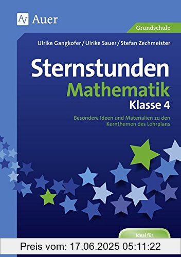 Binding : Broschiert, Edition : 1, Label : Auer Verlag in der AAP Lehrerfachverlage GmbH, Publisher : Auer Verlag in der AAP Lehrerfachverlage GmbH, medium : Broschiert, numberOfPages : 86, publicationDate : 2017-10-24, authors : Ulrike Gangkofer, Ulrike Sauer, Stefan Zechmeister, ISBN : 340307188X