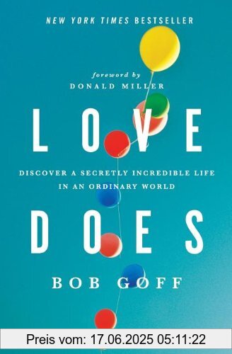 Binding : Taschenbuch, Label : Thomas Nelson Publishing, Publisher : Thomas Nelson Publishing, NumberOfItems : 1, medium : Taschenbuch, numberOfPages : 240, publicationDate : 2012-05-11, authors : Bob Goff, languages : english, ISBN : 1400203759