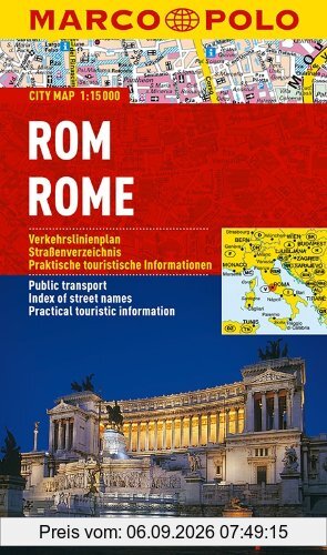 MARCO POLO Cityplan Rom 1:15 000