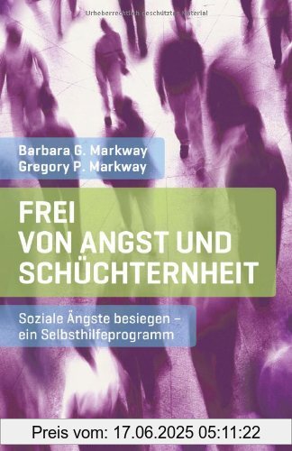 Binding : Taschenbuch, Edition : 8., neu ausgestattete Aufl., Label : Beltz, Publisher : Beltz, medium : Taschenbuch, numberOfPages : 309, publicationDate : 2013-07-08, authors : Markway, Barbara G., Markway, Gregory P., translators : Andreas Nohl, languages : german, ISBN : 3407229380