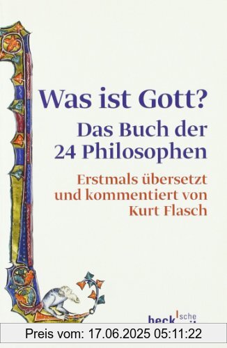 Binding : Taschenbuch, Edition : 3., durchgesehene Auflage, Label : C.H.Beck, Publisher : C.H.Beck, medium : Taschenbuch, numberOfPages : 128, publicationDate : 2011-02-01, publishers : Kurt Flasch, languages : german, latin, ISBN : 3406607098