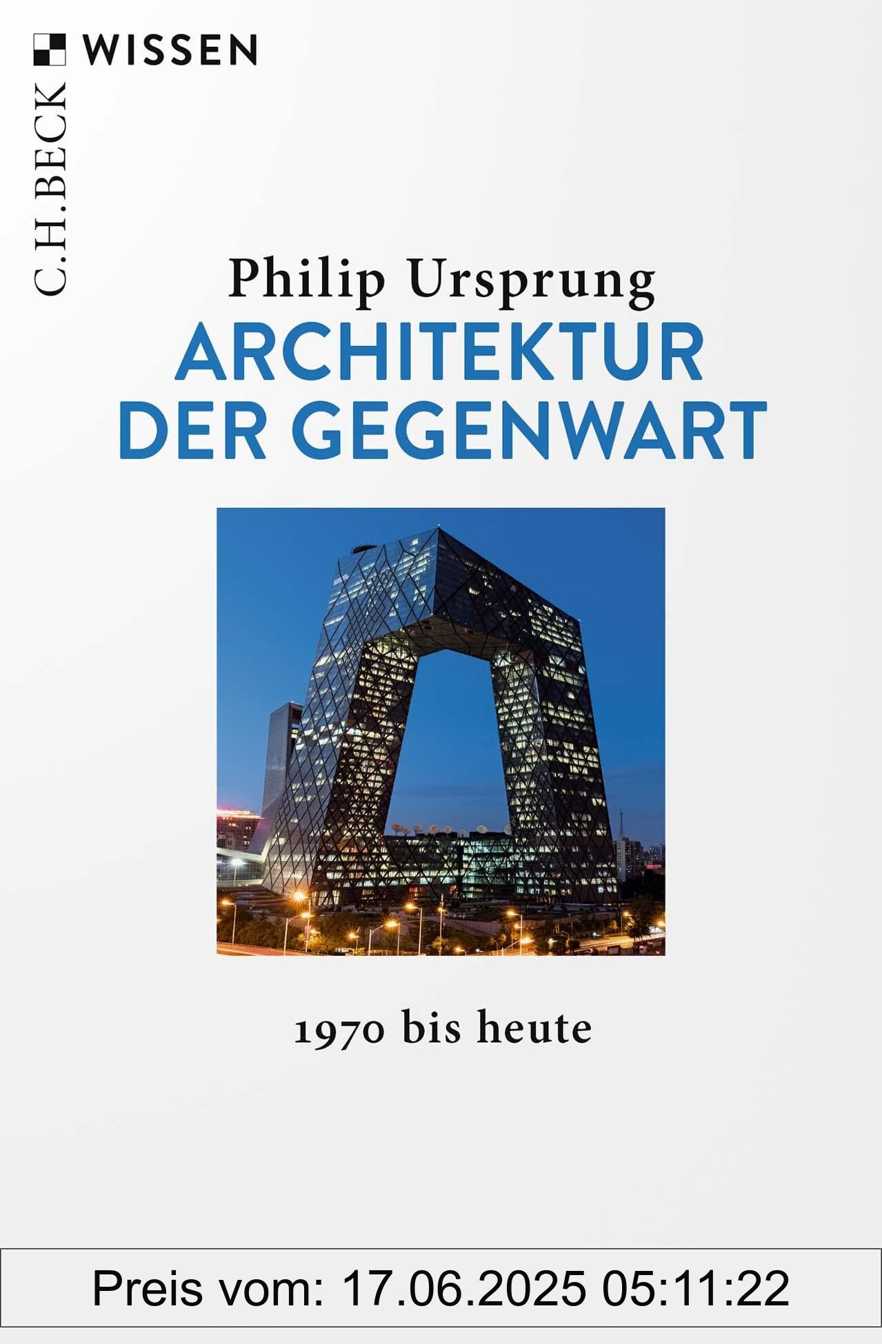 Binding : paperback, Edition : 1, Label : Architektur der Gegenwart : 1970 bis heute (Beck'sche Reihe), medium : paperback, numberOfPages : 128, publicationDate : 2025-03-20, releaseDate : 2025-03-20, languages : german, ISBN : 3406807003