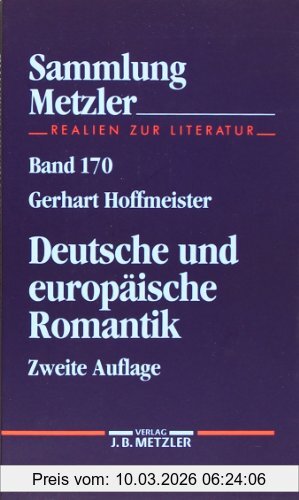 Gerhart Hoffmeister Deutsche Und Europäische Romantik