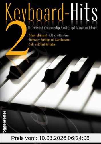 Jeromy Bessler Keyboard-Hits 2, 100 Der Schönsten Songs Aus Pop, Klassik, Gospel, Schlager Und Volkslied