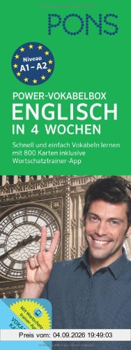 PONS Power-Vokabelbox Englisch in 4 Wochen
