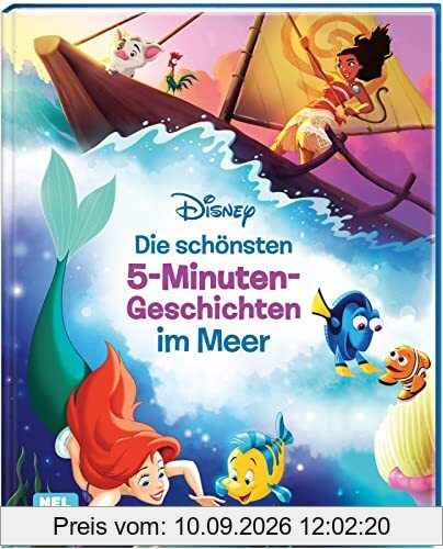 Disney: Die schönsten 5-Minuten-Geschichten: Im Meer: Zum Vor- und Selbstlesen für Kinder ab 4 Jahren (Disney Klassiker)
