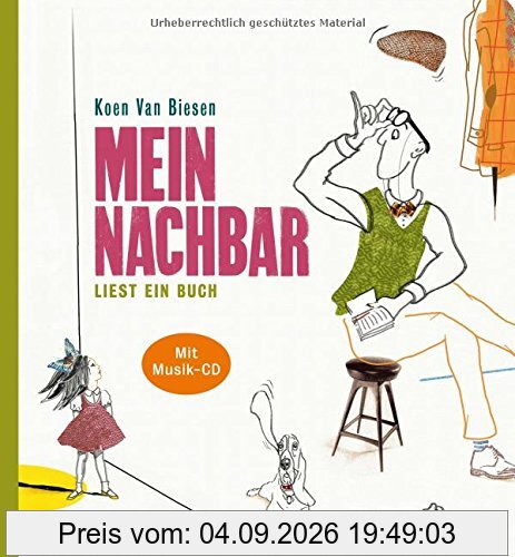 Mein Nachbar liest ein Buch